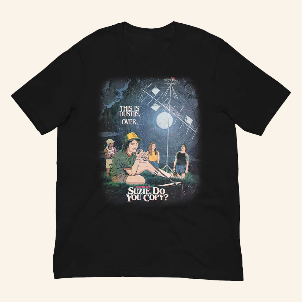 Stranger Things Merch Stranger Things Season 3 x Butcher Billy Suzie Do You Copy T-Shirt