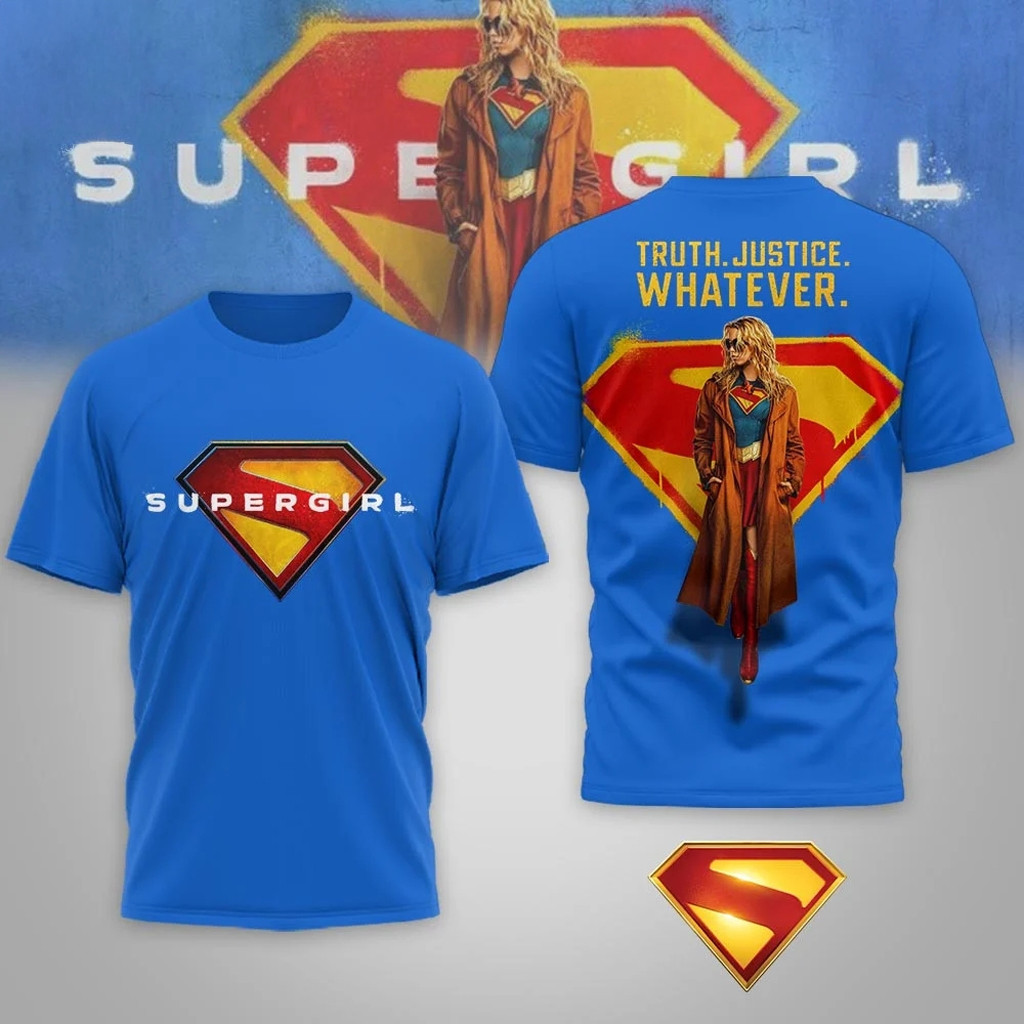 Supergirl Logo And Kara Zor El Shirt Truth Justice Whatever 2026 Shirt For Fans