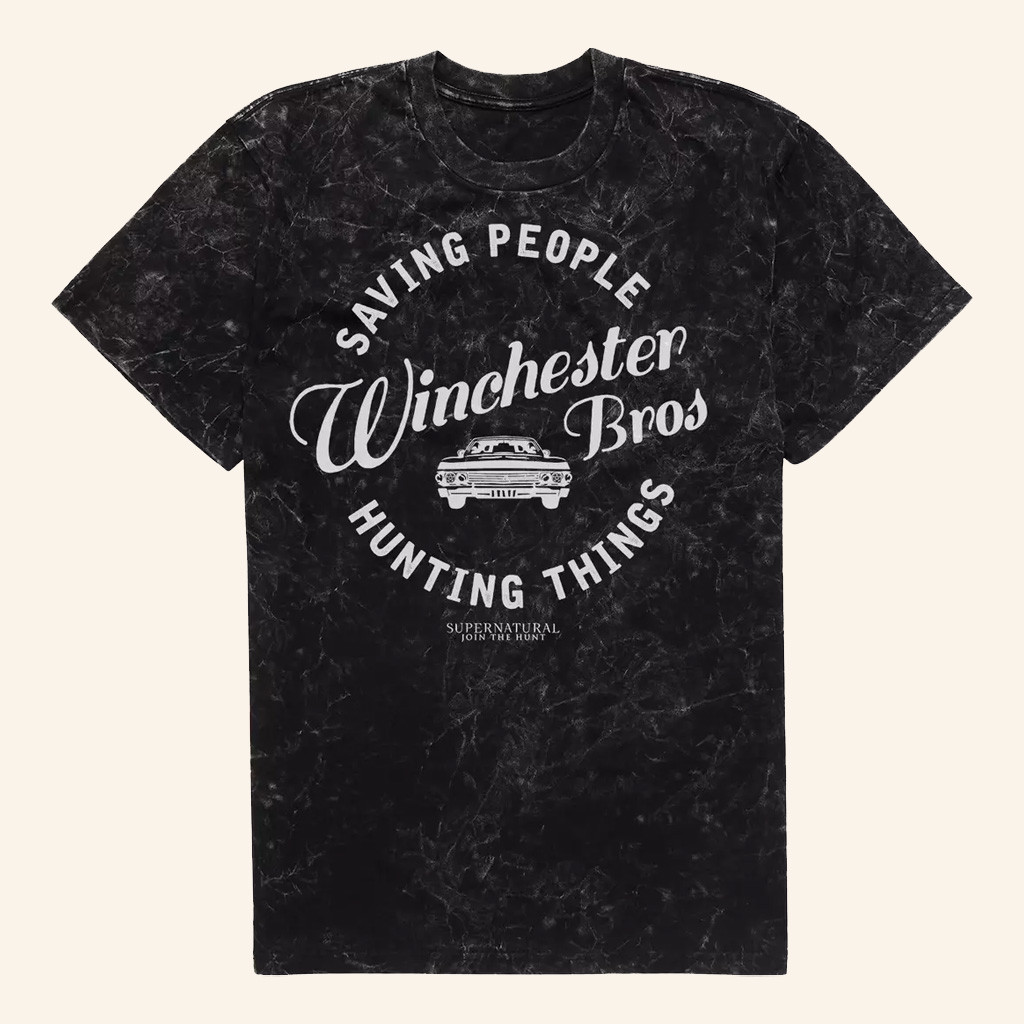 Supernatural Merch Saving People T-Shirt Birthday For Him