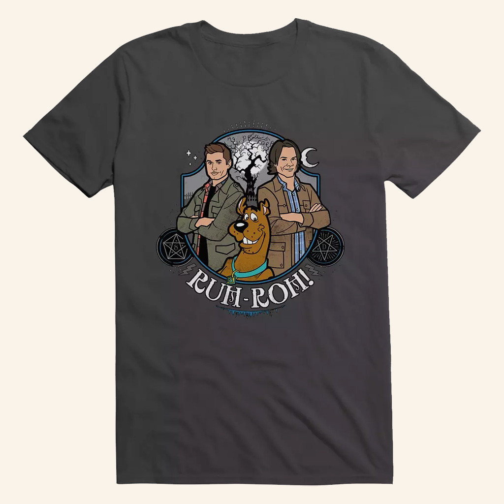 Supernatural Merch Scoobynatural Ruh Roh T-Shirt Best Christmas For Dad