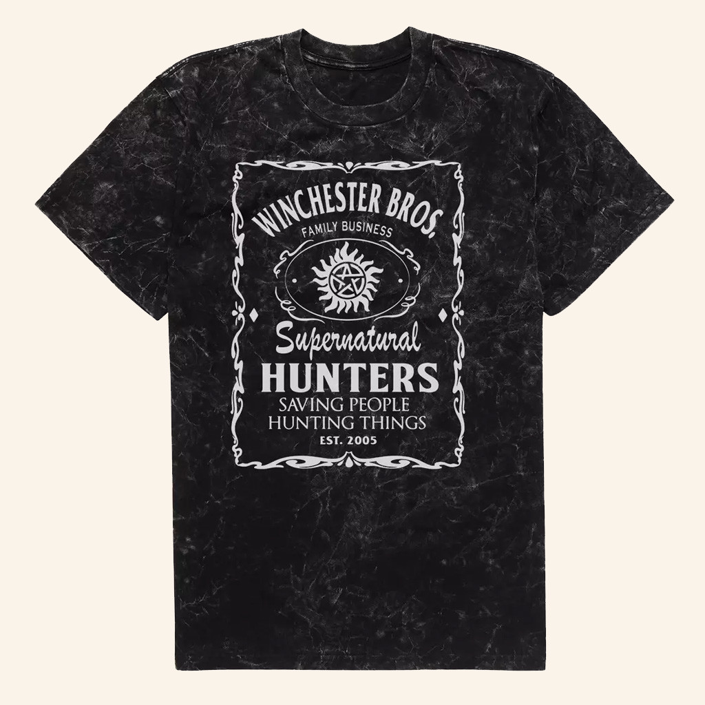 Supernatural Merch Winchester Bros T-Shirt For Boyfriend