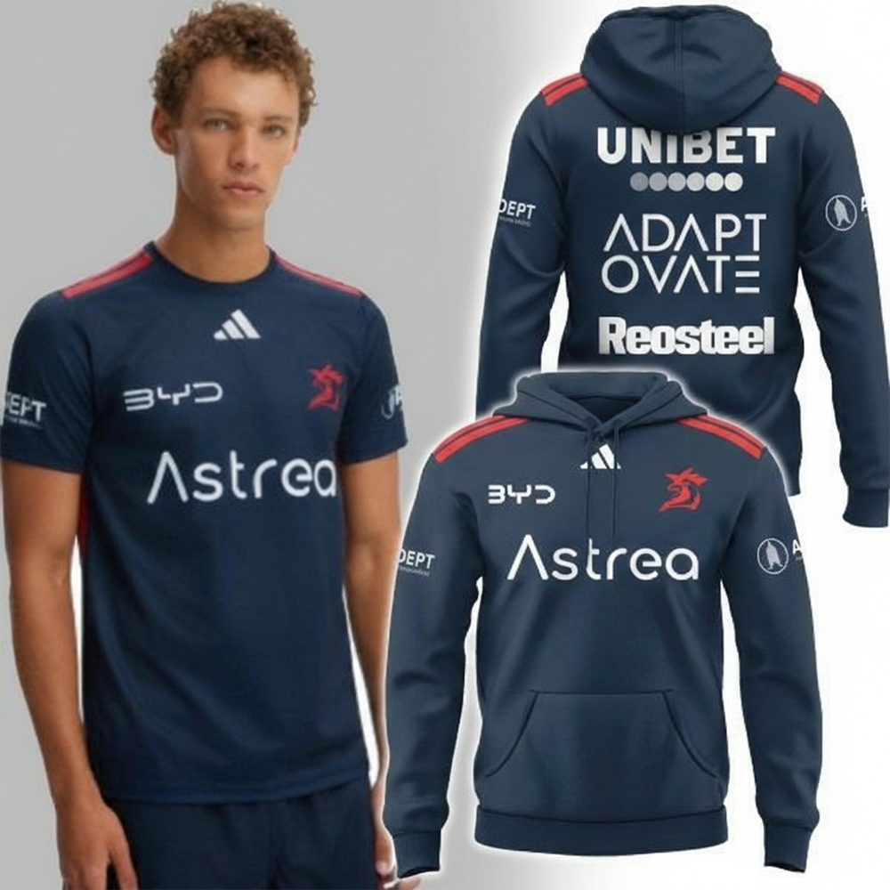 Sydney Roosters Merch Adidas Mens Hoodie Sydney Roosters Apparel Rugby League Fans Gifts