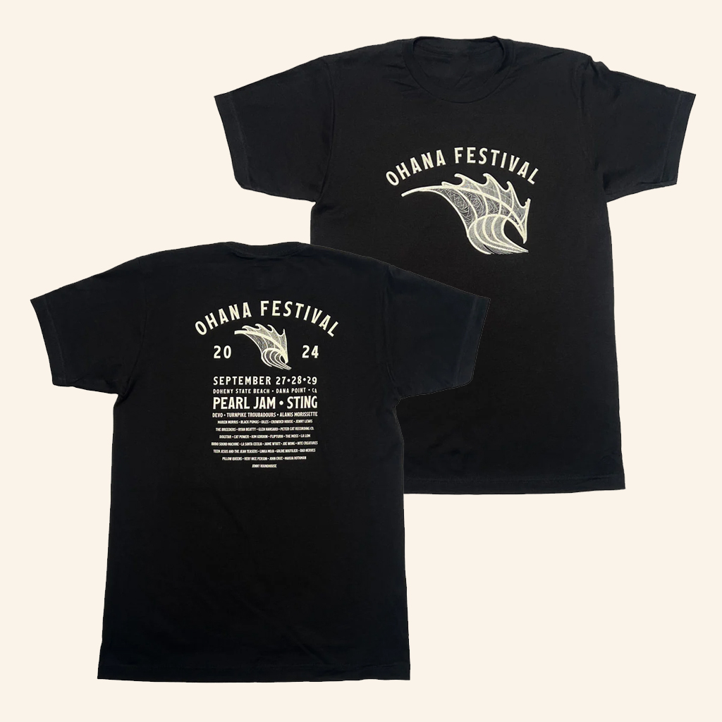 TSURT Merch Ohana Festival Dragon Wave T-Shirt For Father