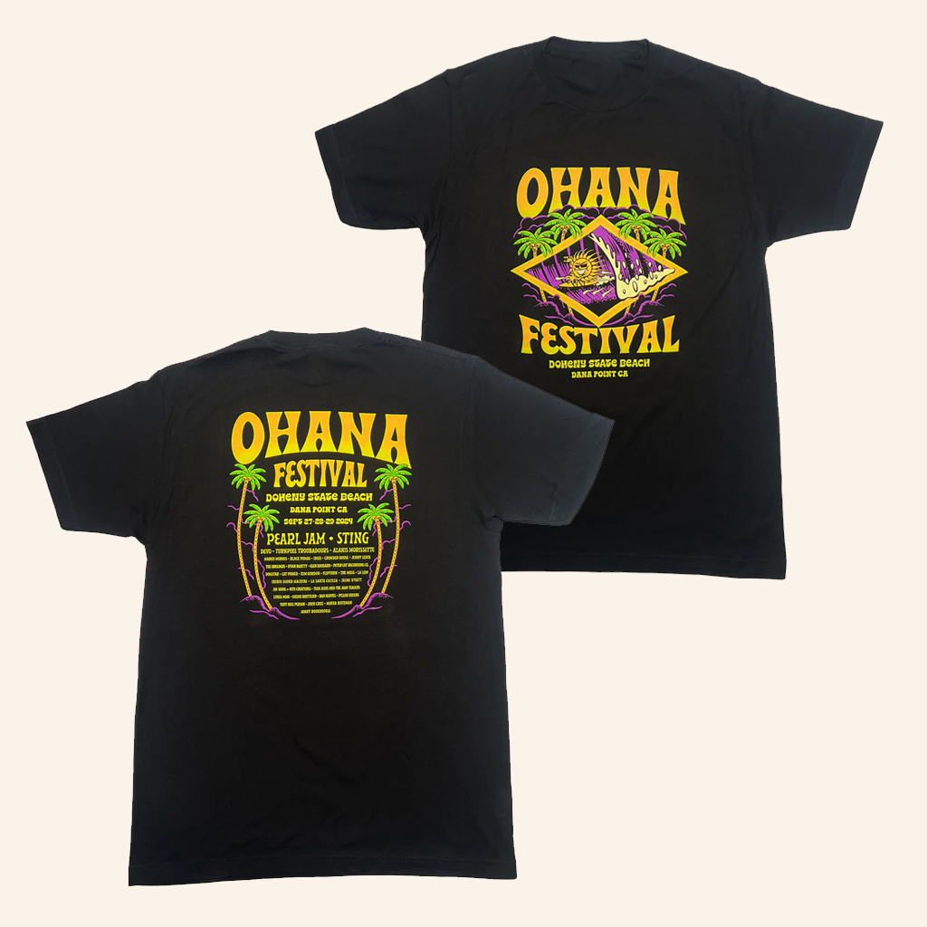 TSURT Merch Ohana Festival Sun Swell T-Shirt Birthday For Friends