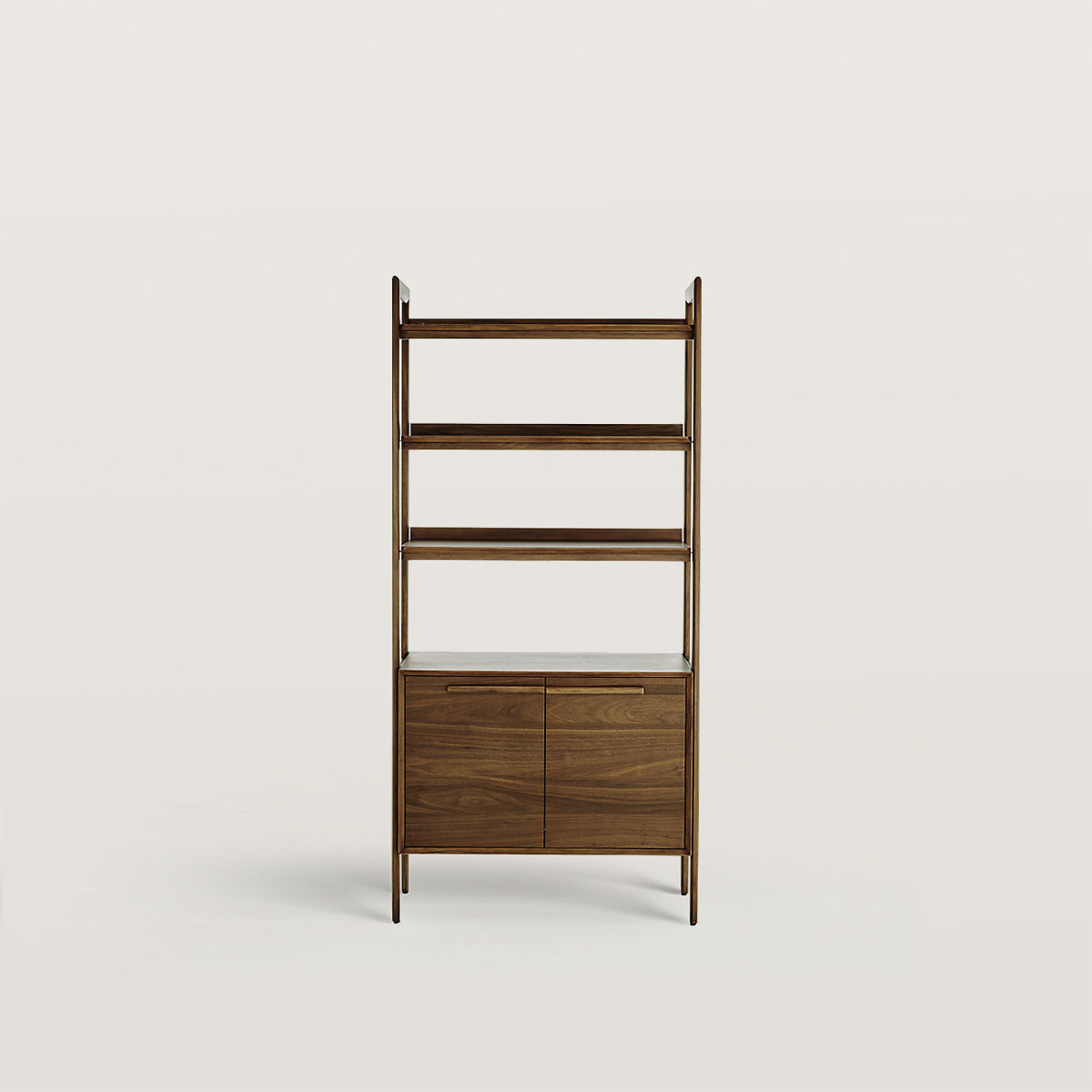 Tall Bookcase with Shelves Display File Cabinet