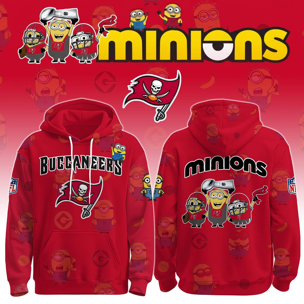 Tampa Bay Buccaneers x Minions Holiday Game 2025 Hoodie Bucs Apparel Unique Gift For NFL Fans