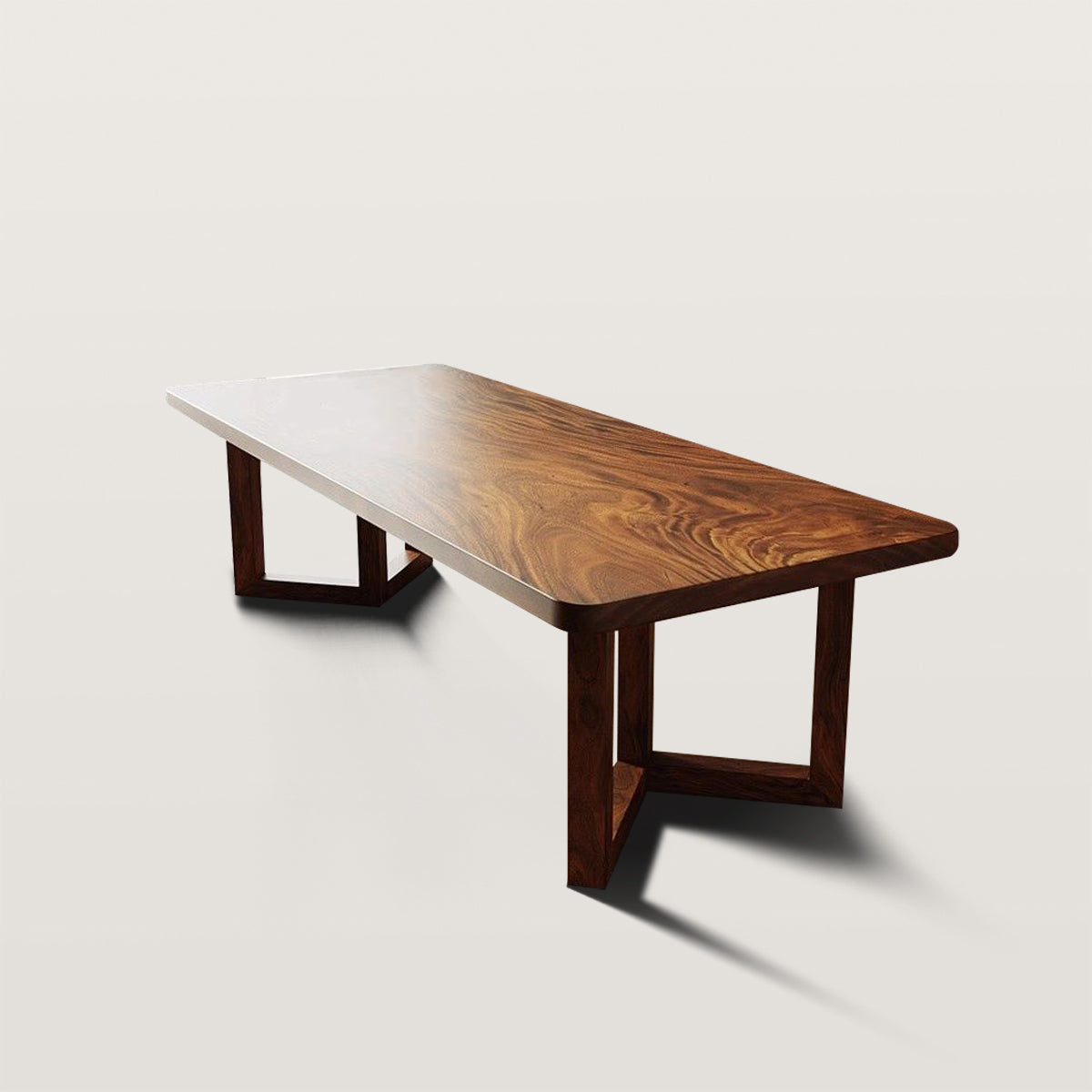 Tea Table Dining Table with Thickened Tabletop