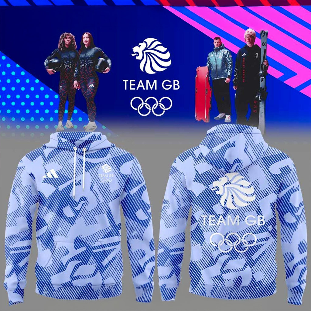 Team GB Kit Milano Cortina 2026 Olympic Winter Games Hoodie Best Gift For Olympic Fans