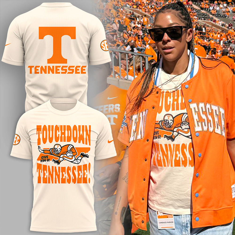 Tennessee NCAA 'Touchdown Tennessee' T-Shirt Presents For Football Fans
