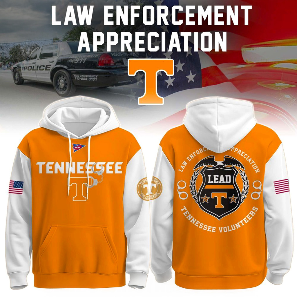 Tennessee Volunteers x Law Enforcement Appreciation Day Hoodie Volunteers Merch Gifts For Him