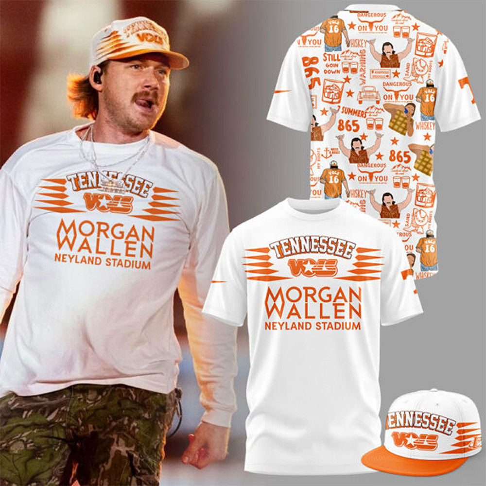 Tennessee x Morgan Wallen White Shirt Simple Father's Day Gift Ideas