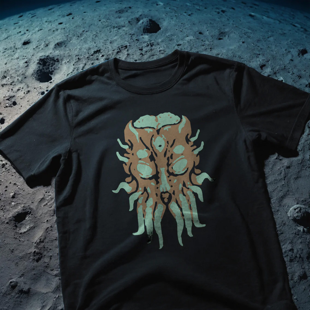 Terraria Merch Moon Lord Glow In The Dark T-Shirt Birthday For Husband