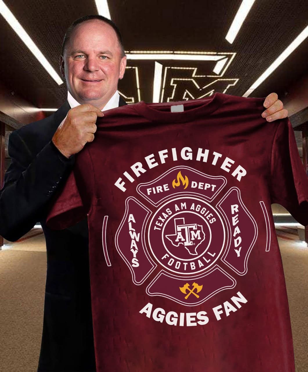 Texas A M Aggies Firefighter Aggies Pride T-Shirt Best Gift For Football Fans