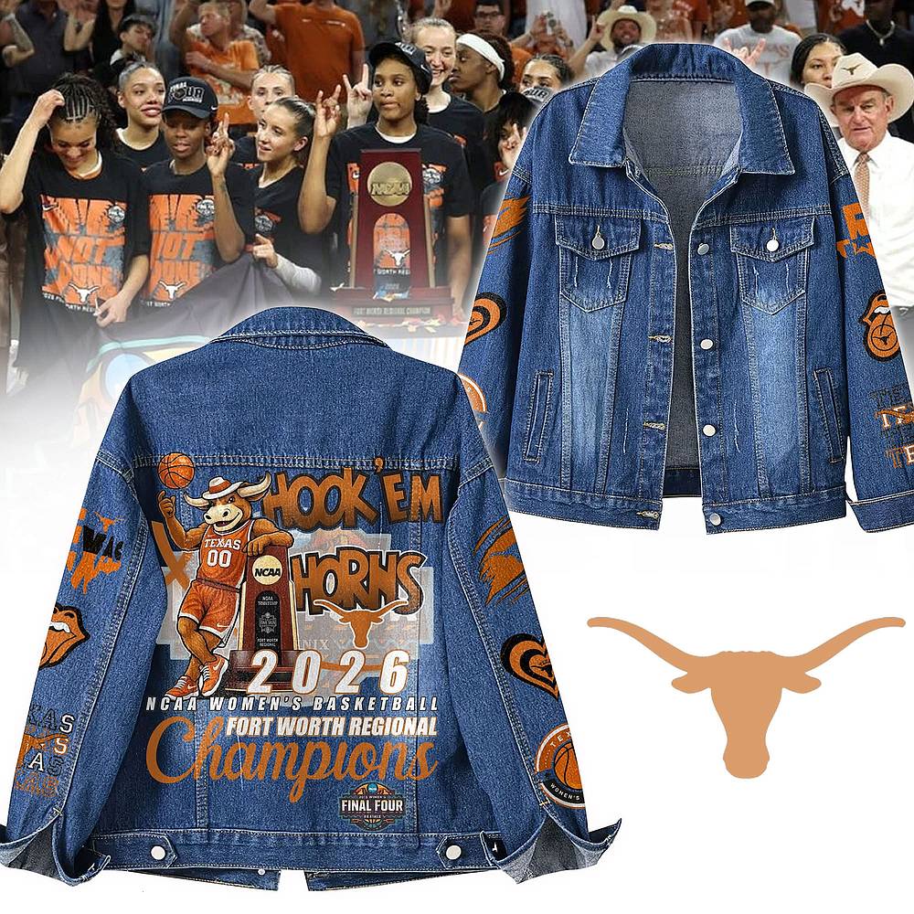 Texas Longhorns 20206 Women's Basketball NCAA Final Four Denim Jacket