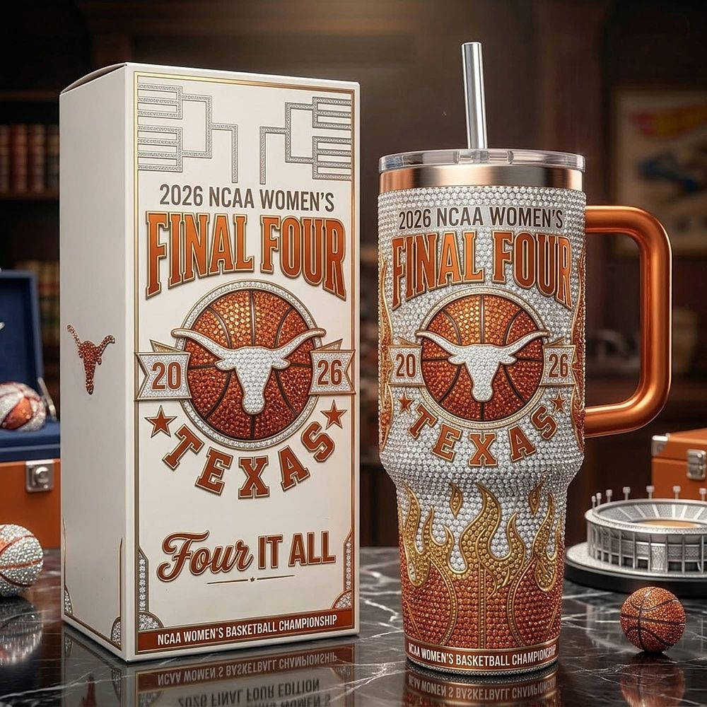 Texas Longhorns 2026 Women's Basketball Final Four It All Tumbler