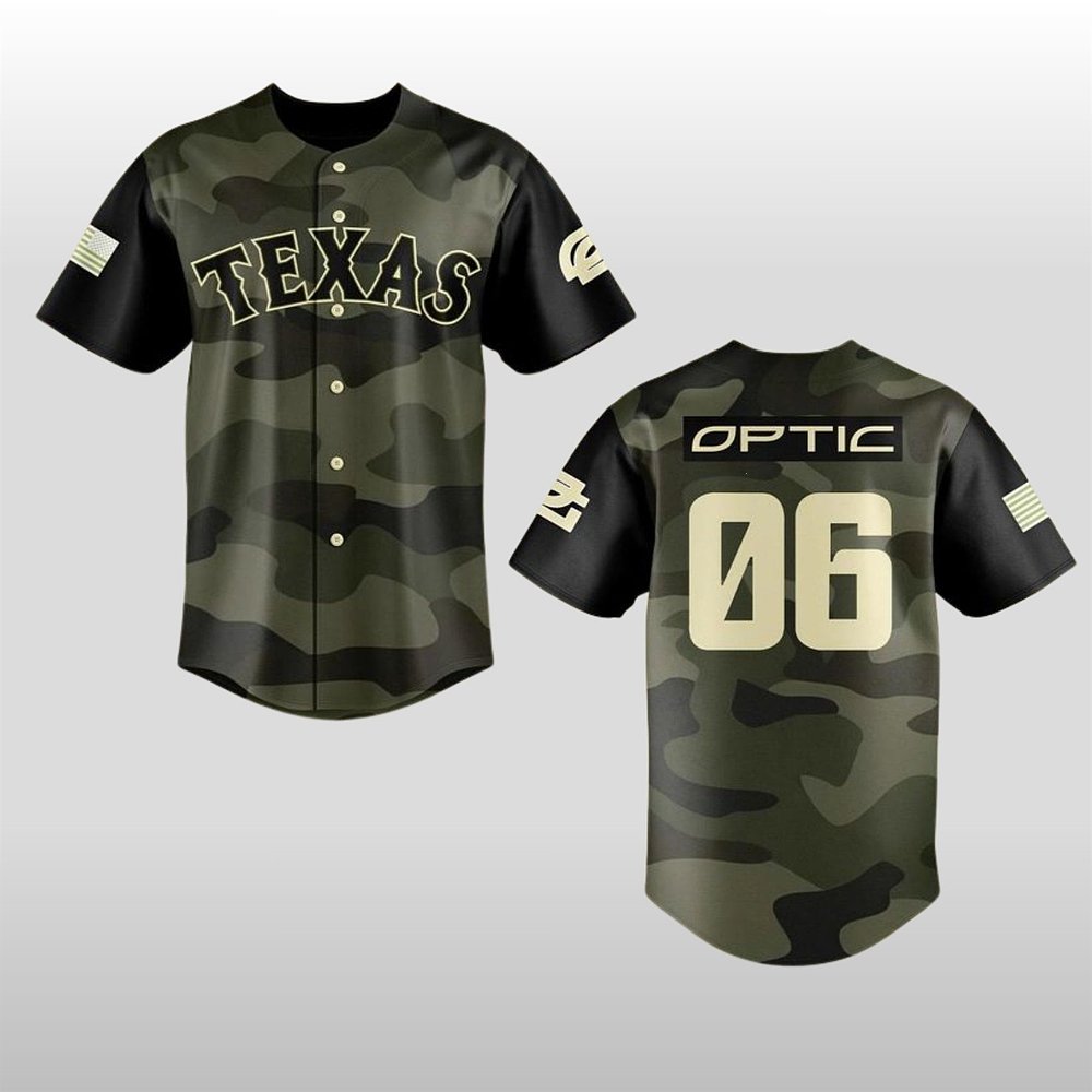 Texas Rangers Optic Gaming Night 2026 Baseball Jersey Gift For Baseball Fans