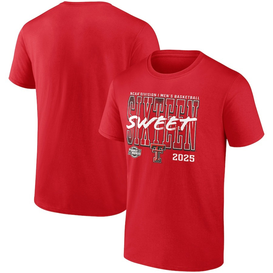 Texas Tech Elite 8 Shirt Red Raiders 2025 NCAA Men's Basketball March Madness Sweet 16
