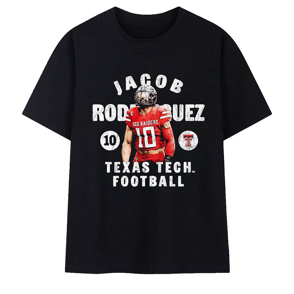 Texas Tech Red Raiders Jacob Rodriguez Portrait T-Shirt Fan Merch Best Gift For Football Fans