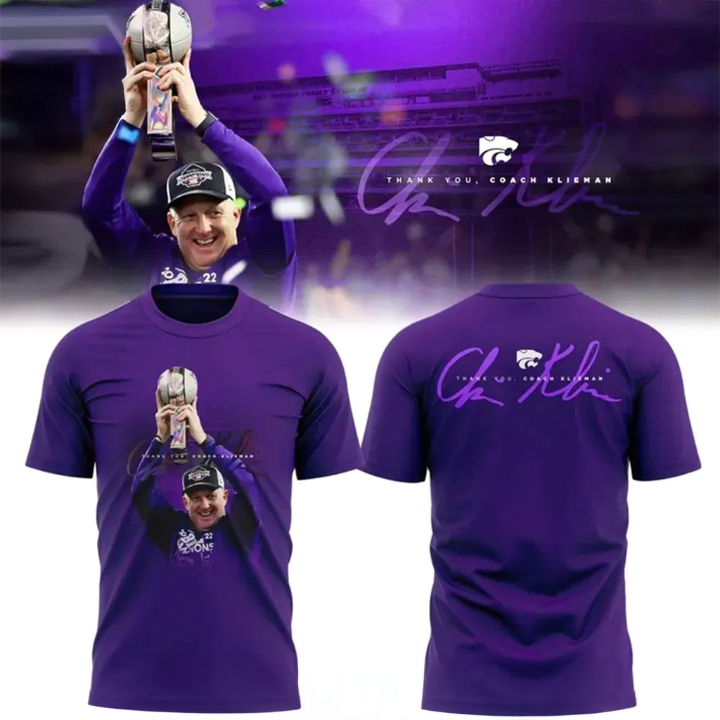 Thank You Coach Klieman T-Shirt Football Merch Best Gift For Fans NFL Apparel