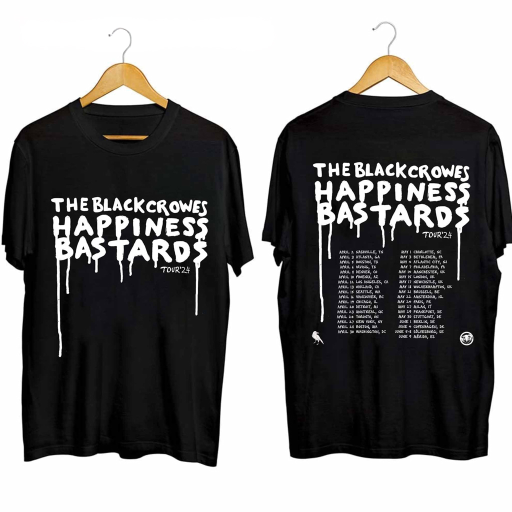 The Black Crowes Happiness Bastards Tour Shirt Fan Merch For Brother