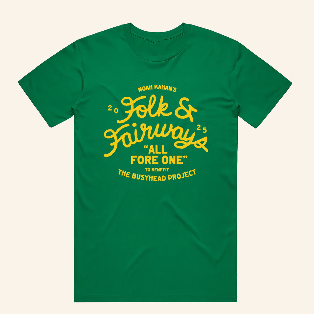 The Busyhead Project Merch 2025 Folk And Fairways All Fore One T-Shirt For Music Fans