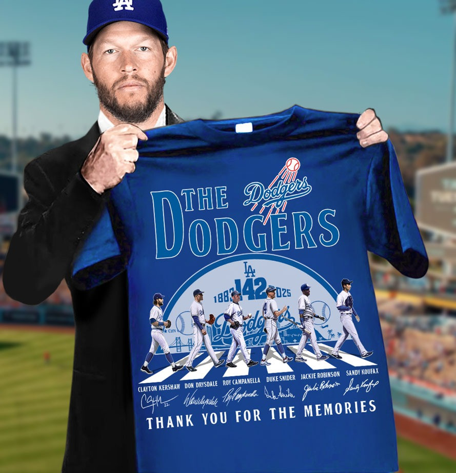 The Dodgers 2025 Thank You For The Memories T-Shirt Best Gift For Baseball Fans
