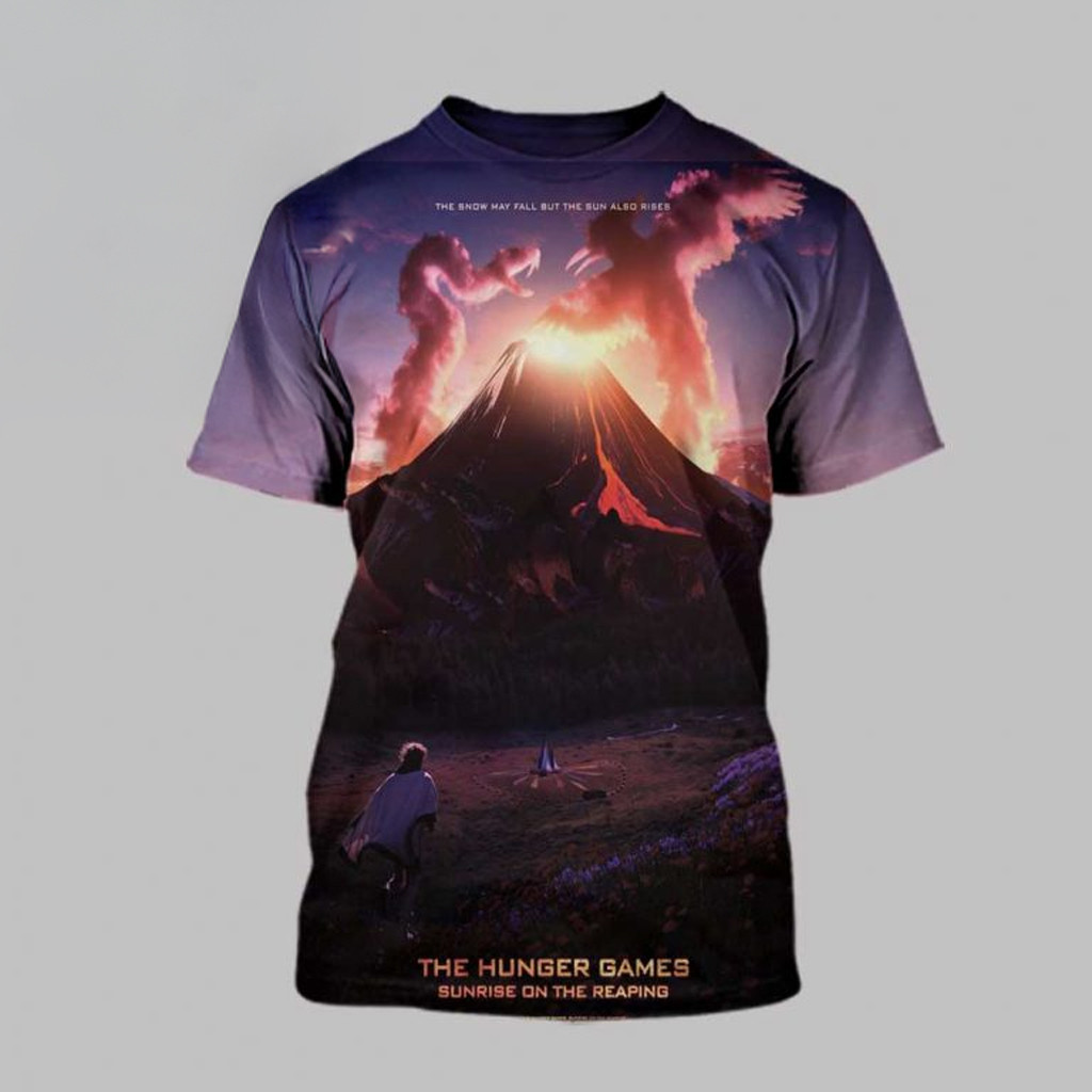 The Hunger Games Sunrise On The Reaping Movie T-Shirt The Hunger Games Merch For Fans