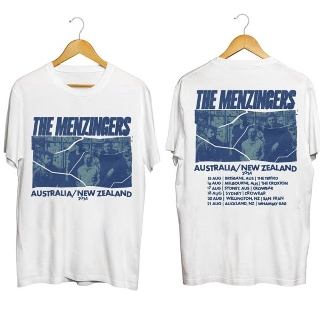 The Menzingers Australia And New Zealand Tour Shirt The Menzingers Merch For Fans