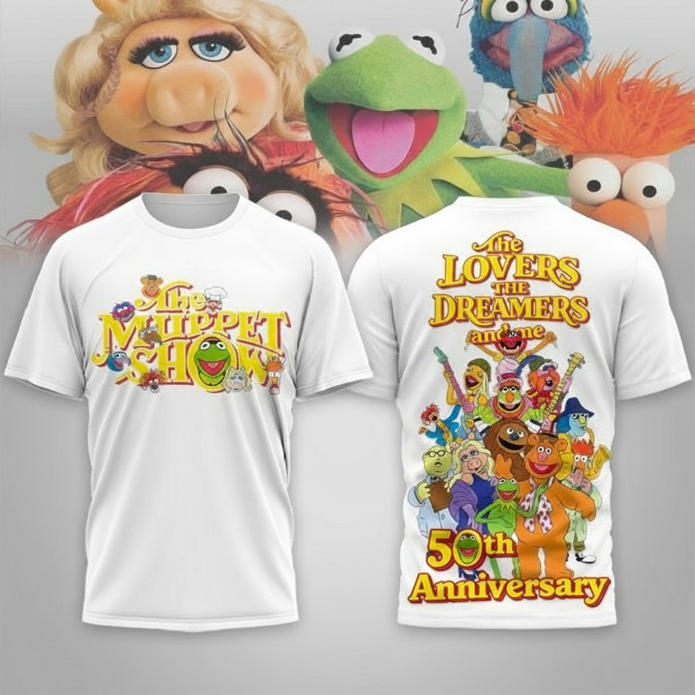 The Muppet Show 50th Anniversary T-Shirt Muppets Merch Classic Gift For TV Show Fans
