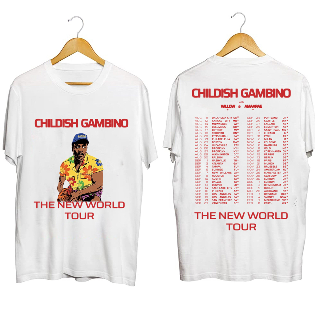 The New World Tour Childish Gambino Shirt Fan Merch For Father