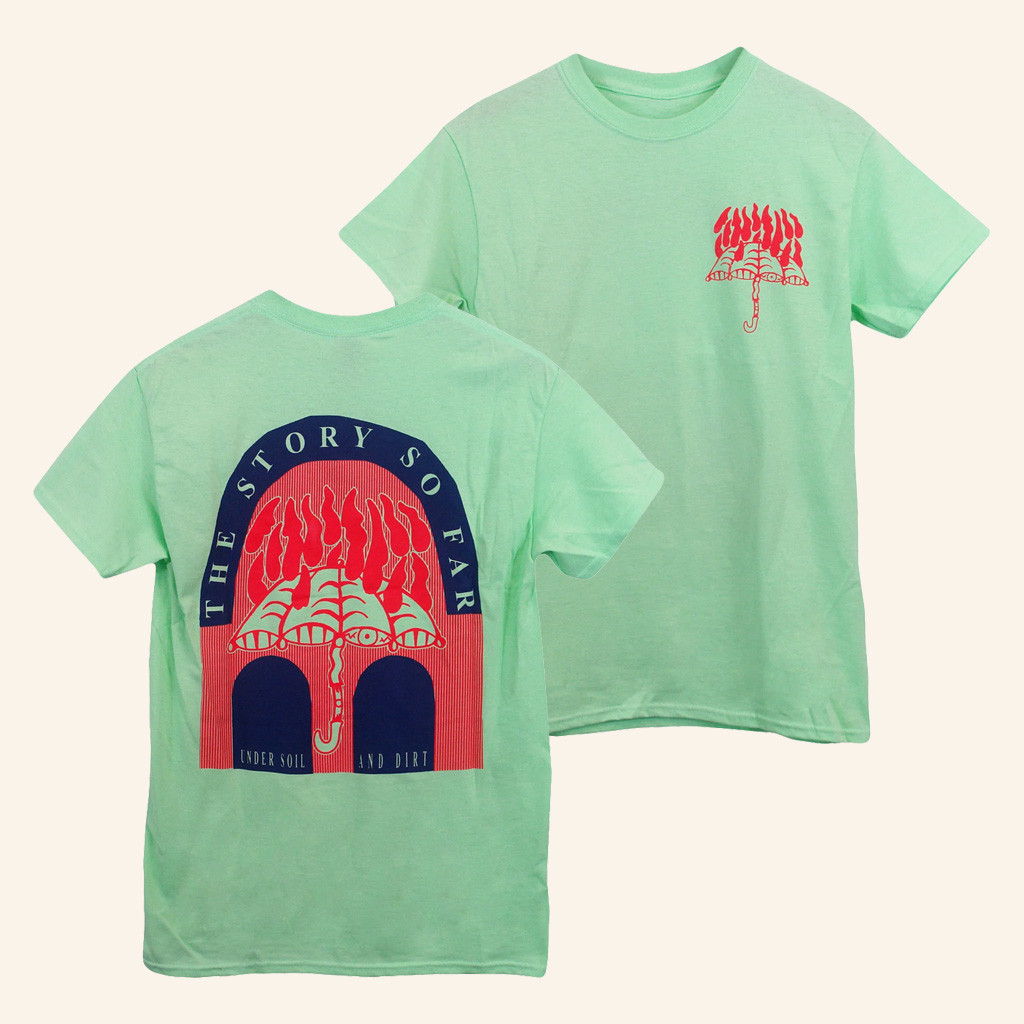 The Story So Far Merch Umbrella Arch T-Shirt TSSF Shirt s For Pop Band Fans 