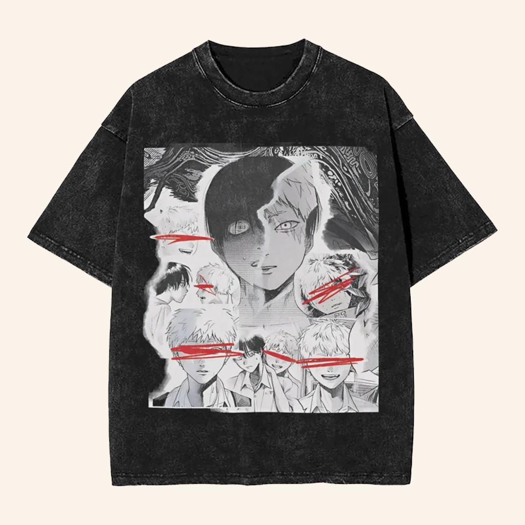 The Summer Hikaru Died Merch The Summer Hikaru Died Dark Reflection Wash T-Shirt Gift For Her