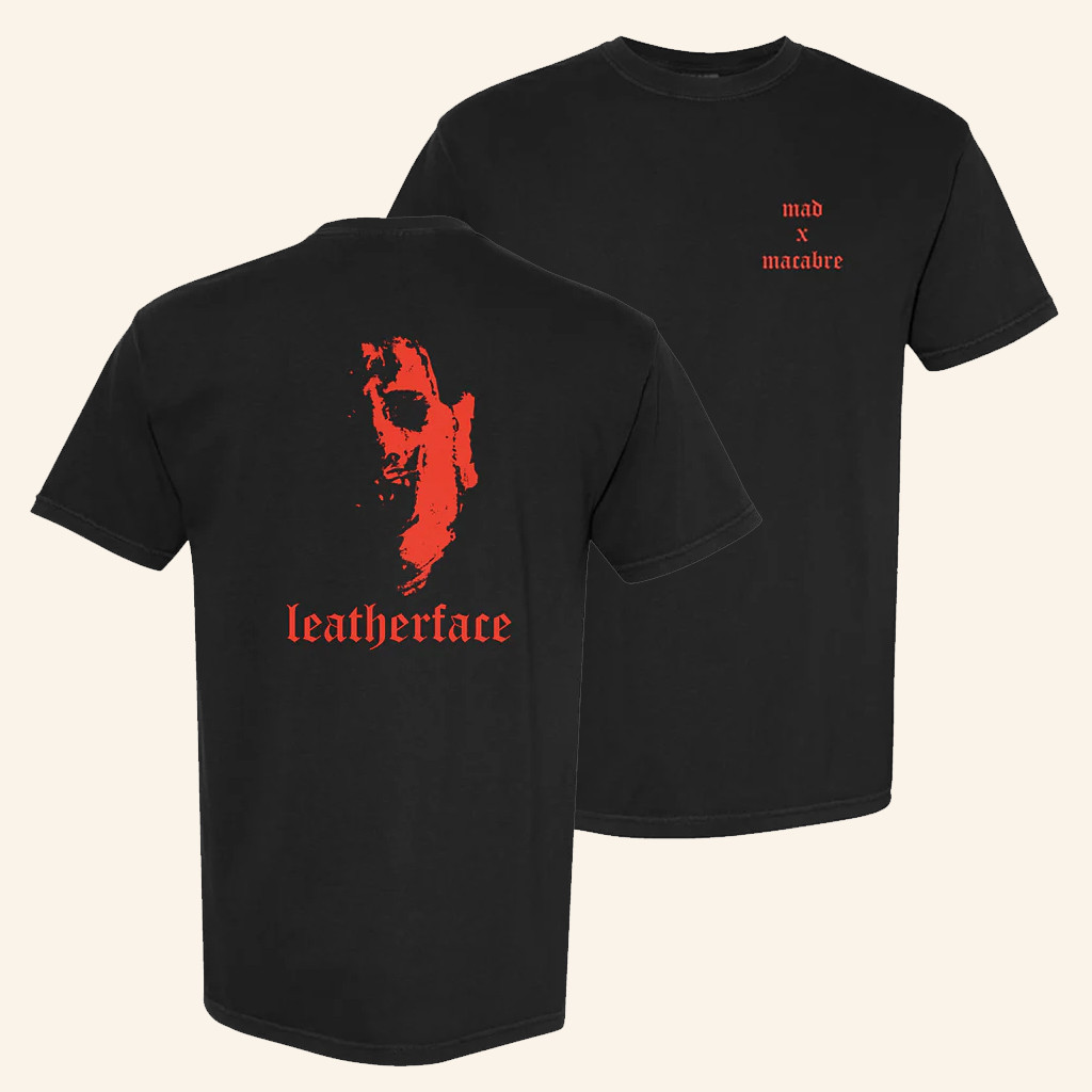 The Texas Chainsaw Massacre Merch Leatherface Red T-Shirt For Father
