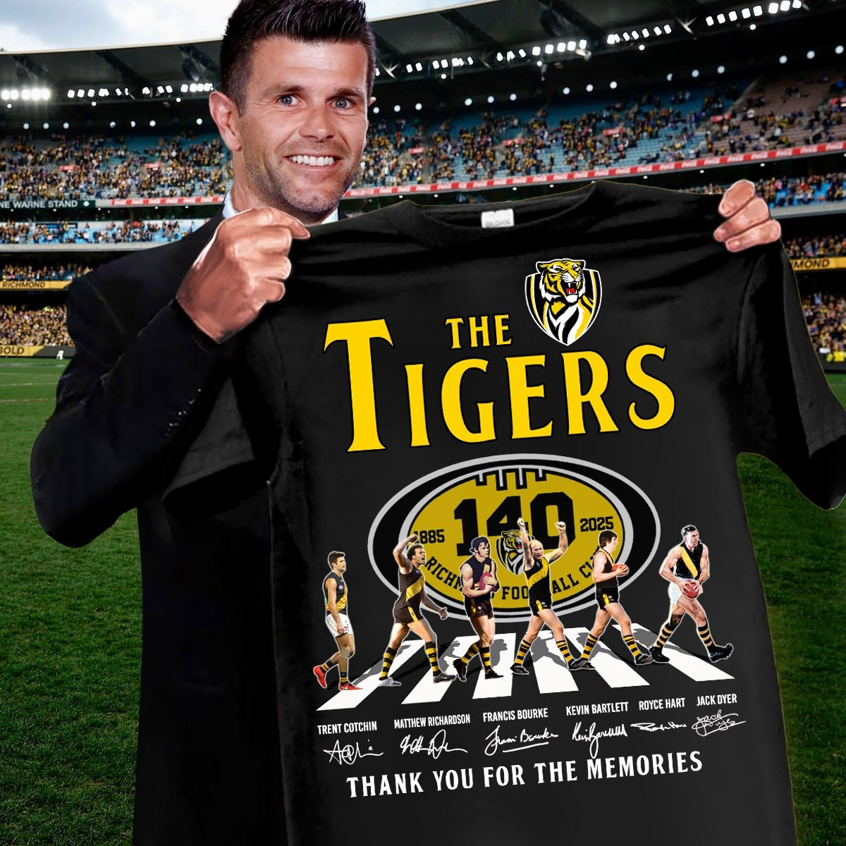 The Tigers Richmond 140Th Anniversary 1885-2025 Shirt Thank You For The Memories Fan Gifts