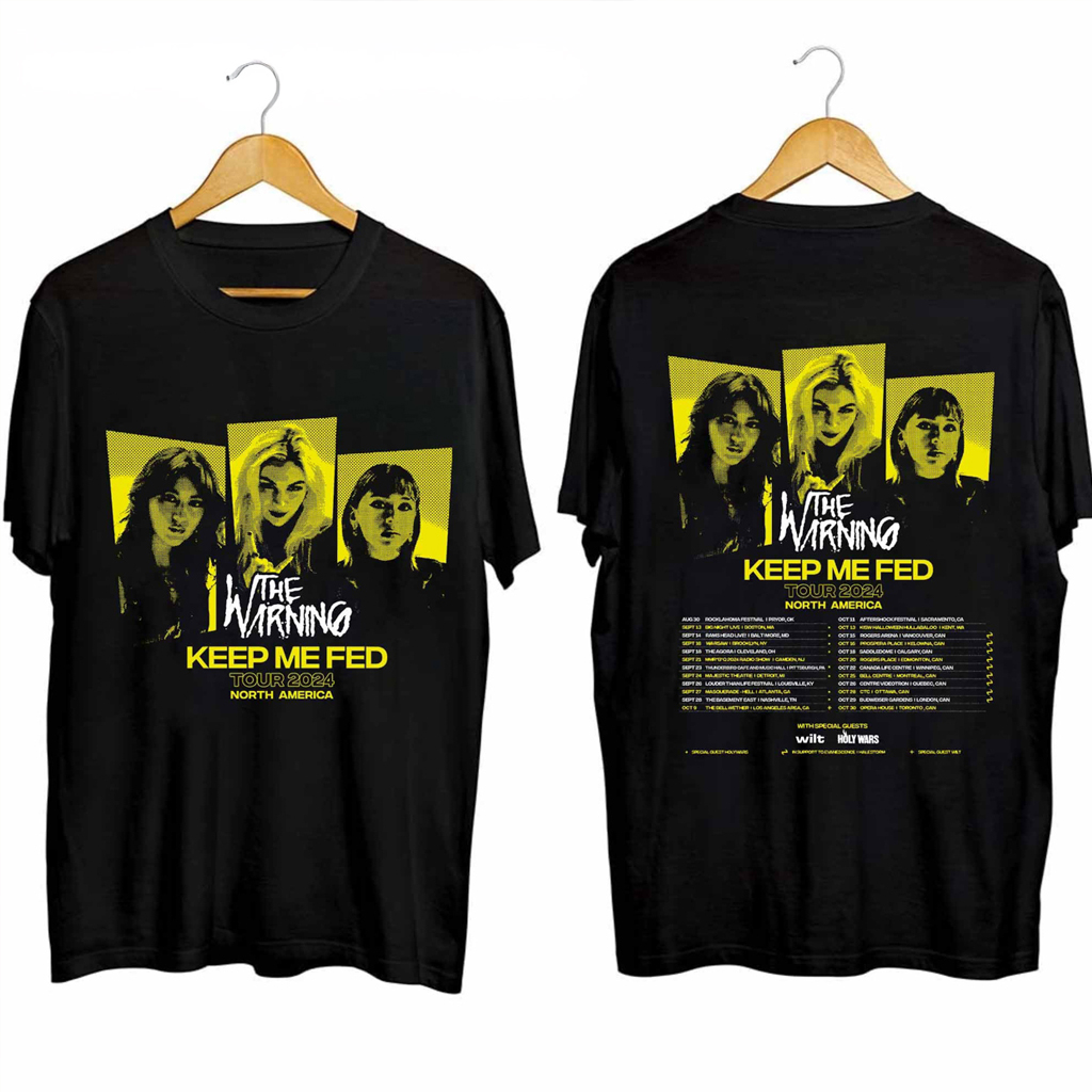The Warning Keep Me Fed Tour Shirt The Warning Merch For Rock Fans