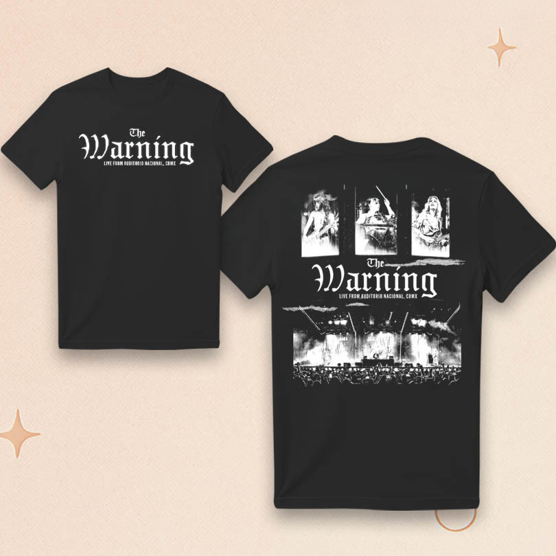 The Warning Merch Live From Auditorio Nacional CDMX Tour T-Shirt For Rock Lovers