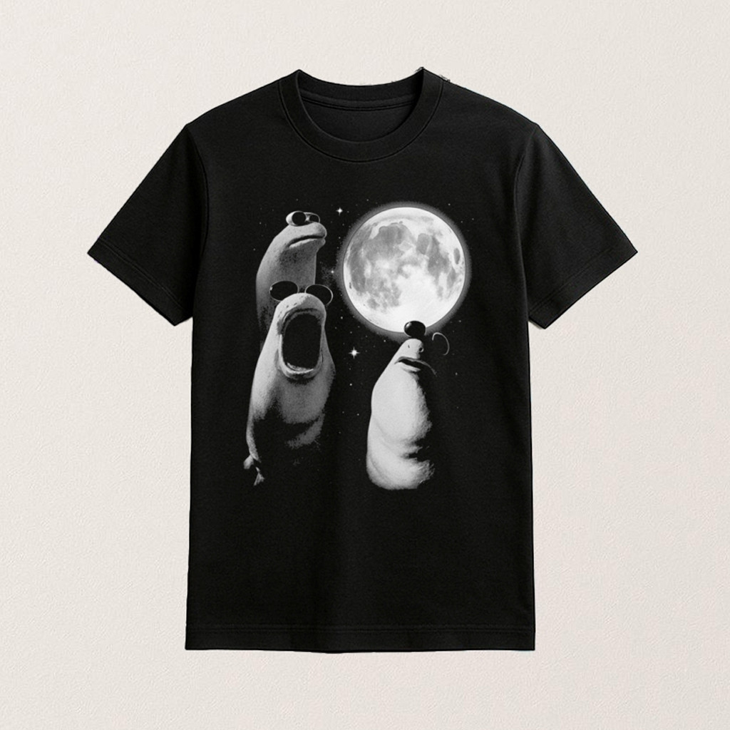 Three Marcus The Worm Moon T-Shirt Brain Rot Apparel Unique For Him