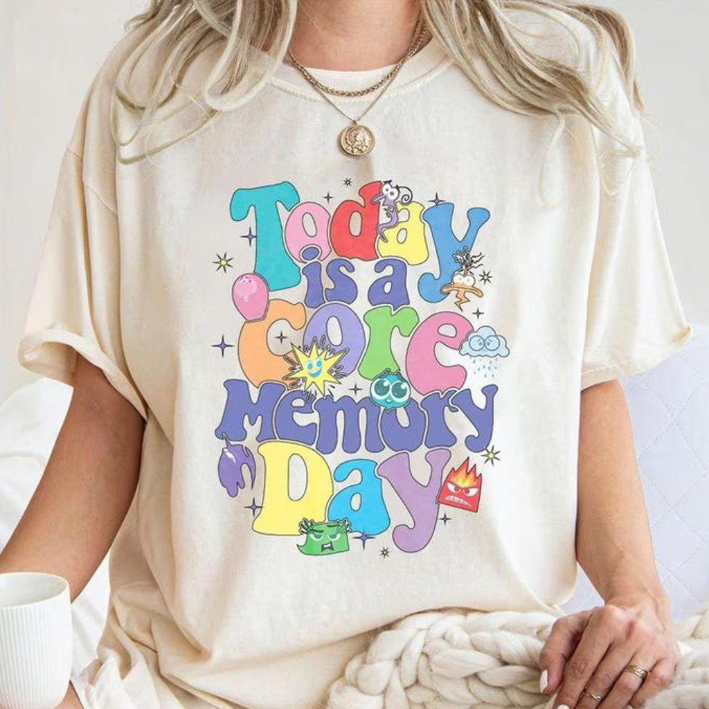 Today Is A Core Memory Day Shirt Inside Out Merch Christmas For Besties