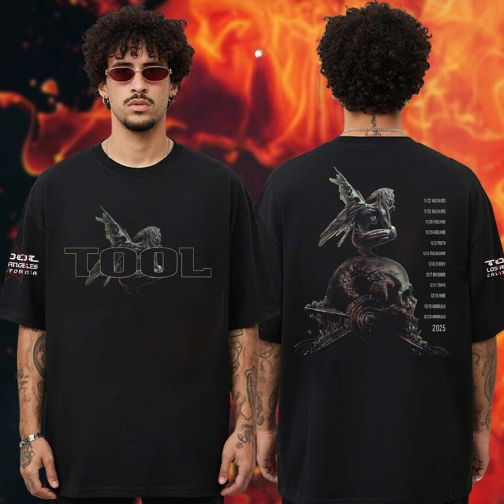 Tool Band Japan Tour Merch Winged Creature T-Shirt For Rock Music Lovers