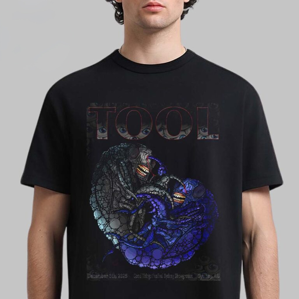 Tool Sydney Australia 2025 Event Poster At Good Things Festival Sydney Showground On Dec 6 2025 Shirt