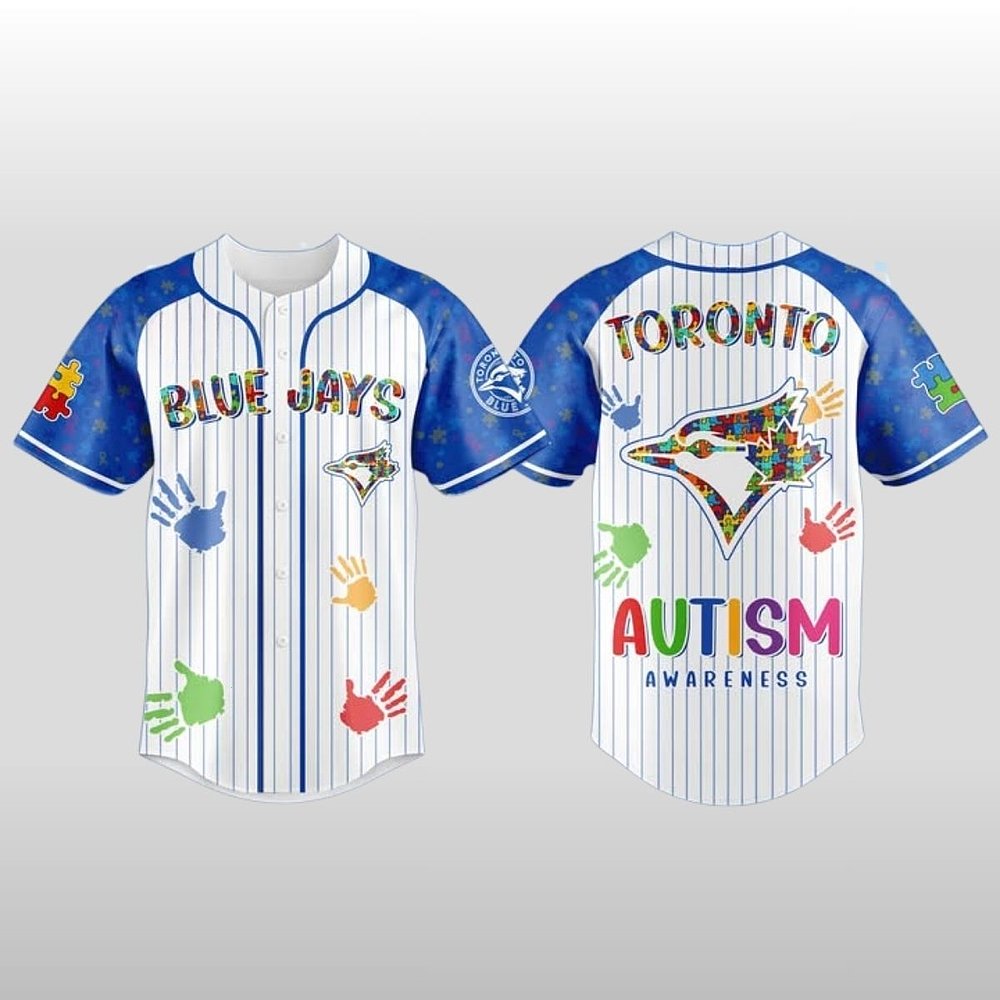 Toronto Blue Jays 2026 Autism Awareness Baseball Jersey Gift For Baseball Fans