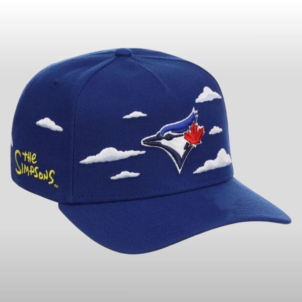 Toronto Blue Jays 2026 Simpsons Clouds Baseball Hat Gift For Baseball Fans