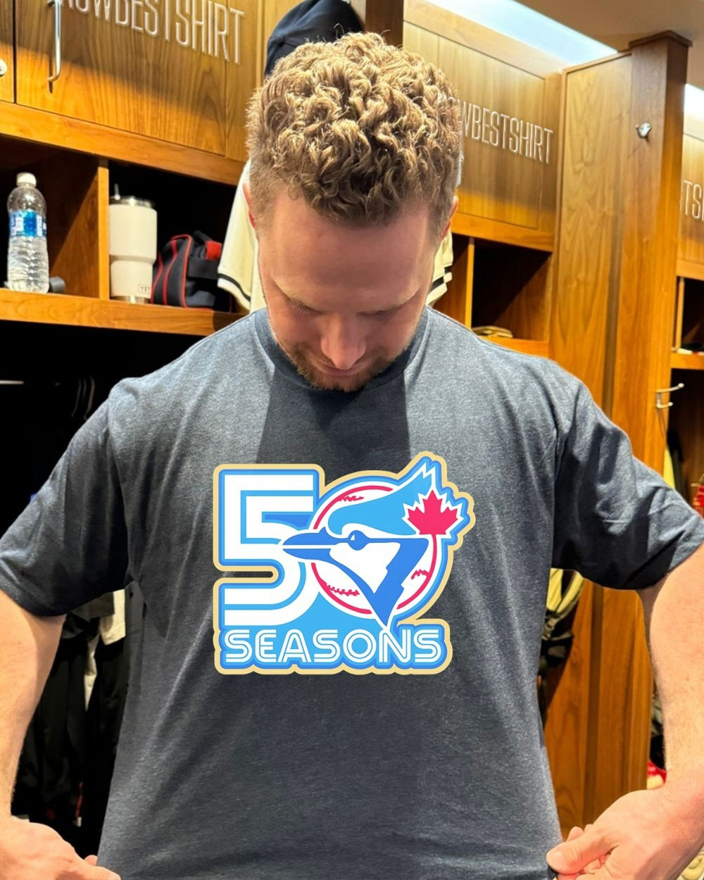 Toronto Blue Jays 50th Season Logo Reveal T-Shirt Baseball MLB Merch Best Gift For Baseball Fans