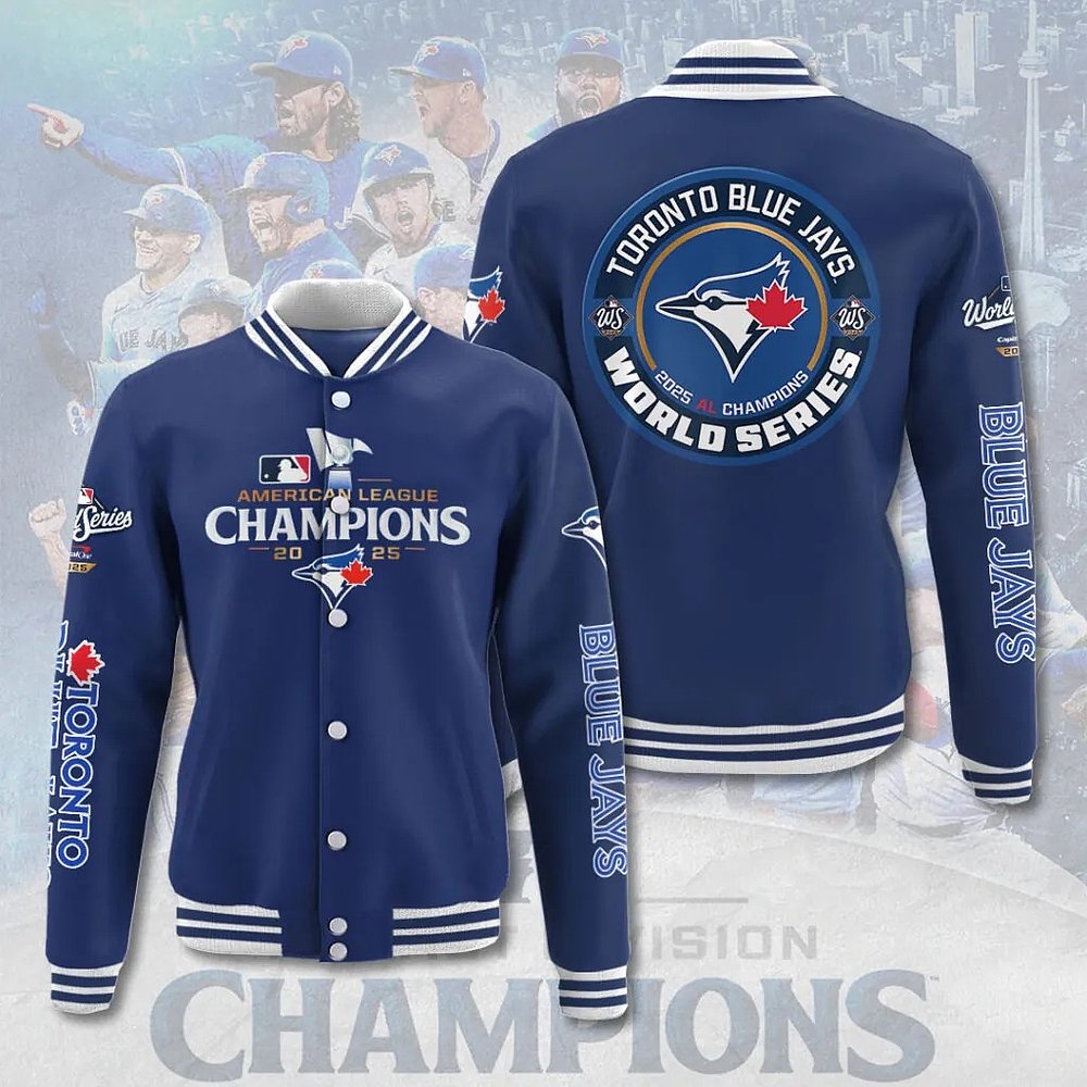Toronto Blue Jays Baseball Jacket Blue Jays Apparel MLB Clothing
