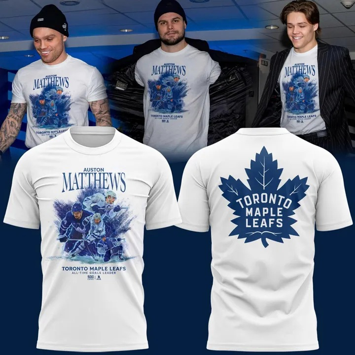 Toronto Maple Leafs Hockey Auston Matthews T-Shirt Best Gift For Hockey Fans