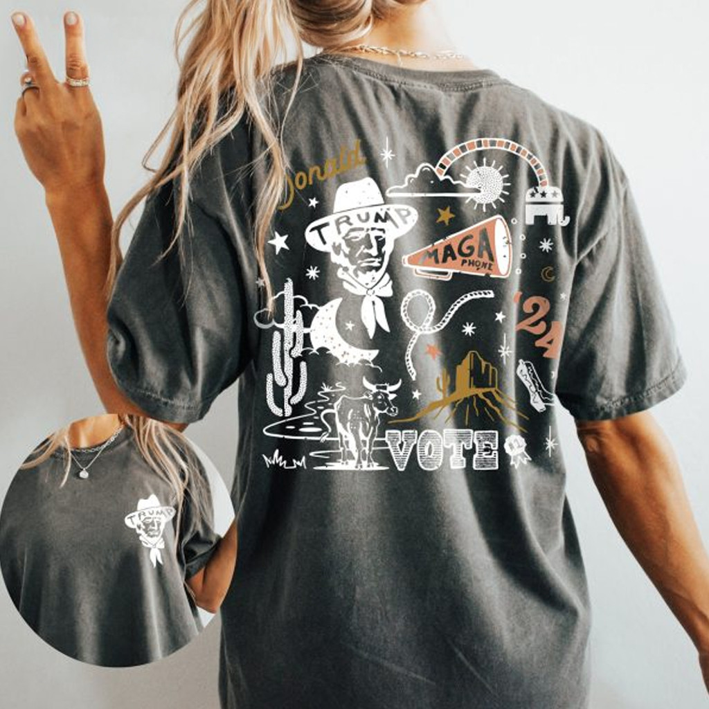 Trump MAGA Shirt 45-47 Merch For Trump Supporters