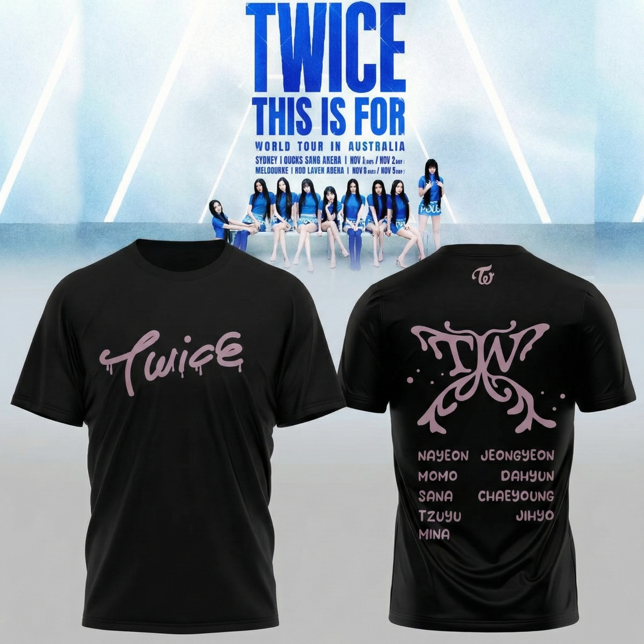 Twice This Is For World Tour T-Shirt TWICE Merch Best Gift For K Pop Fans