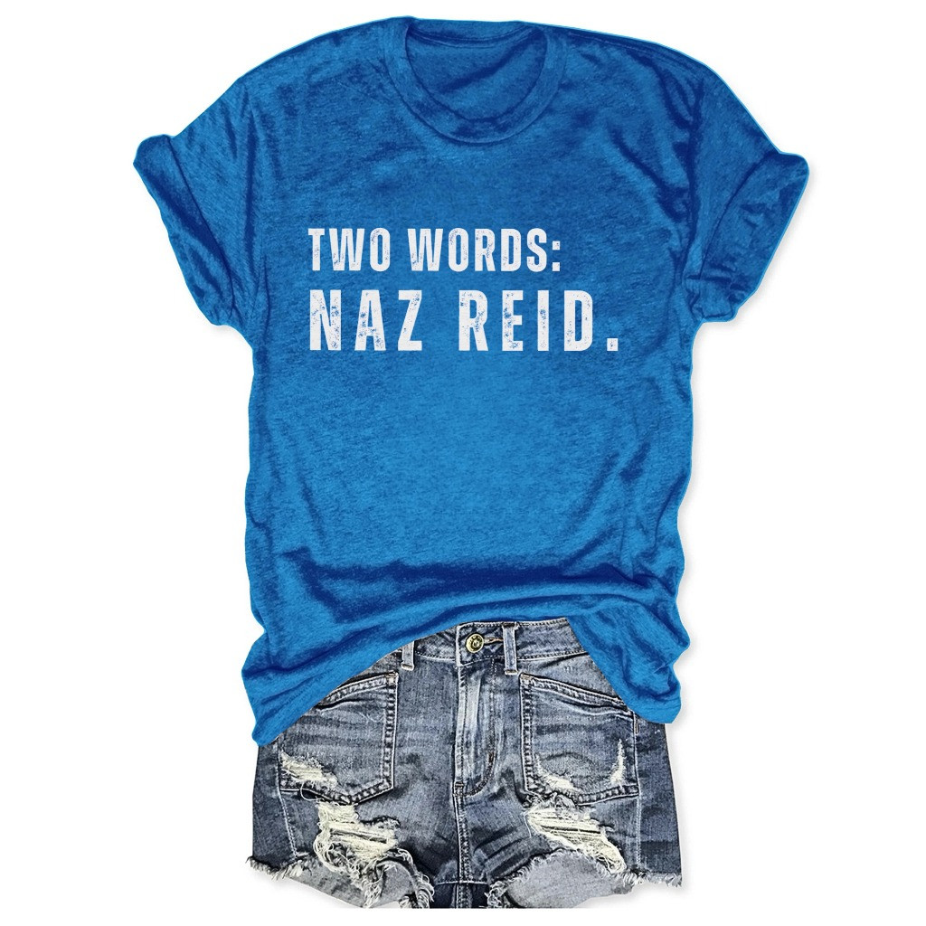 Two Words Naz Reid Women's T-Shirt Minnesota Timberwolves Best Gift For Basketball Fans