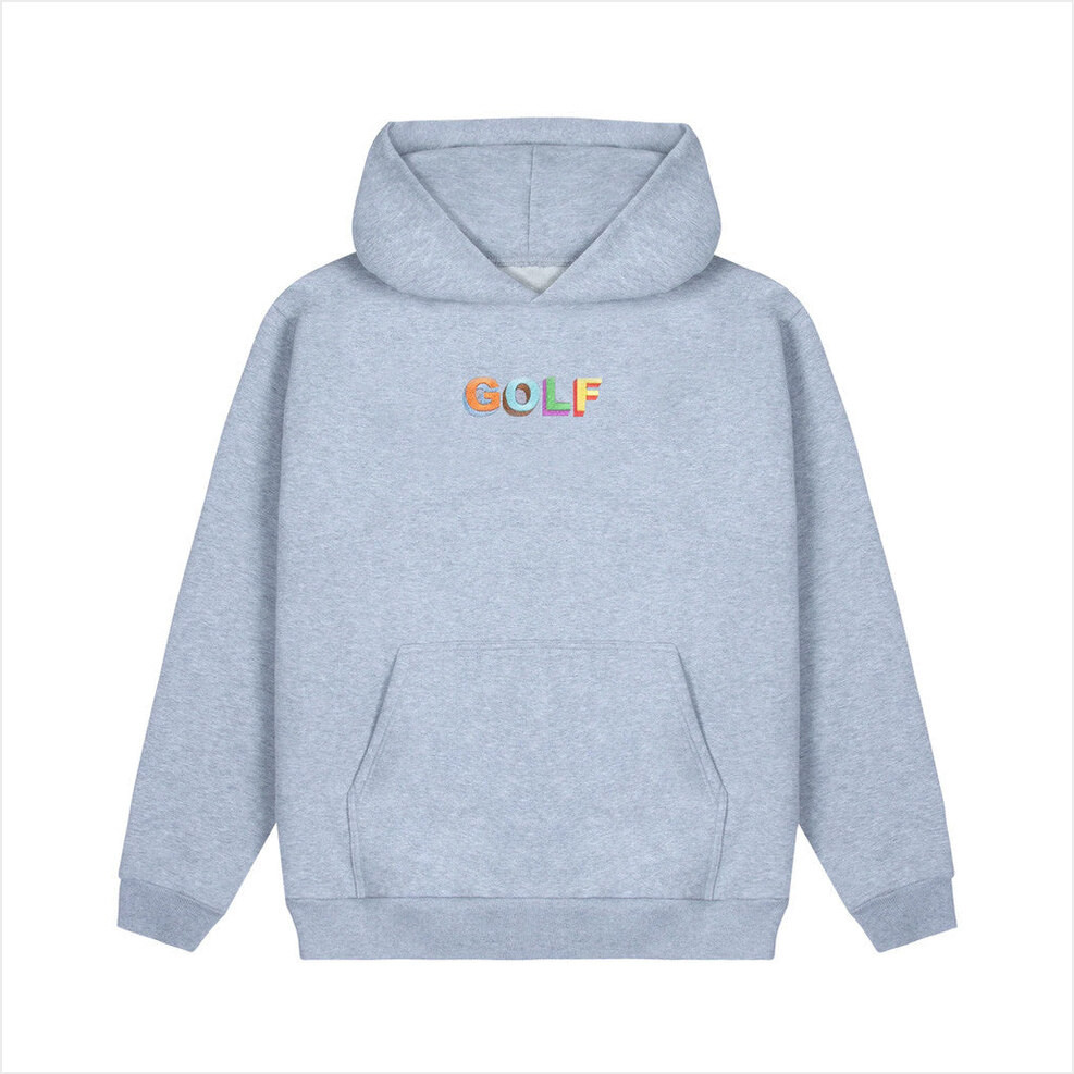 Tyler The Creator Merch Logo Grey Hoodie Golf Wang Merch Gifts For Best Friends Gifts For Him