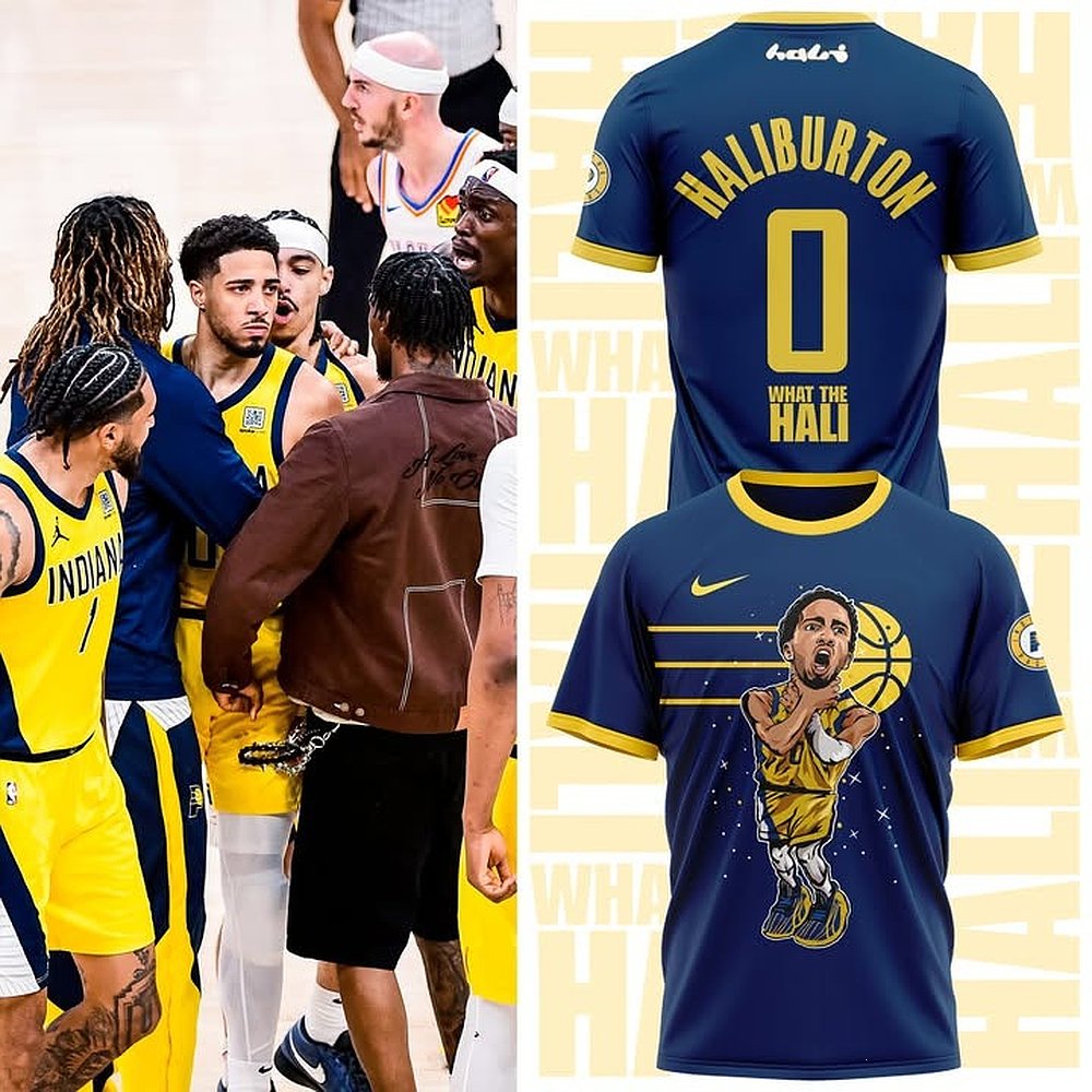 Tyrese Haliburton What the Hali NBA Finals 2025 T-Shirt Indiana Pacers Fan Merch Gifts